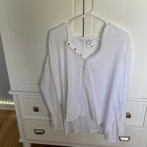 Offline By Aerie Wow! Waffle Henley T-Shirt